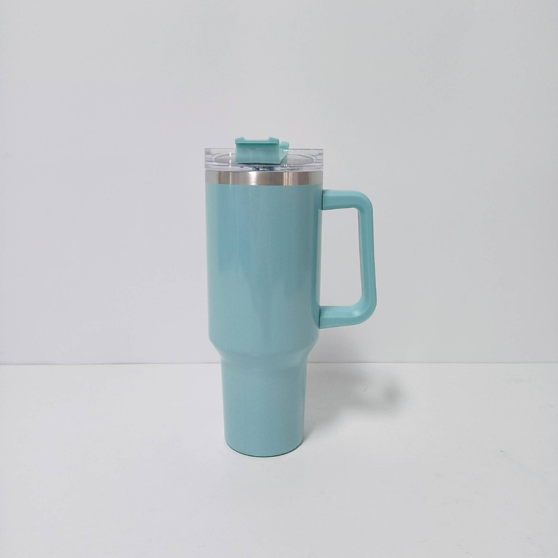40oz Insulated Tumbler With Straw – Large Capacity Car Cup, 304 Stainless Steel Inner, Leakproof & Sweatproof, Keeps Drinks Cold/Hot For 6+ Hours_voghion.com
