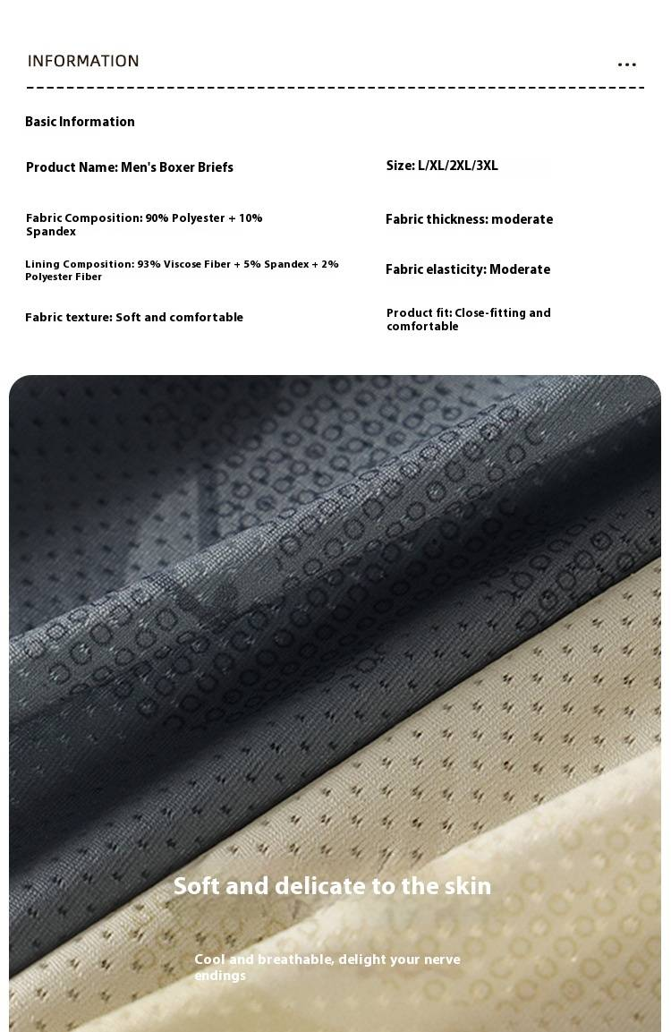 Men's Breathable Mesh Boxer Briefs - Soft Comfort Underwear For Daily Wear - Multipack Solid & Color Block Design_voghion.com
