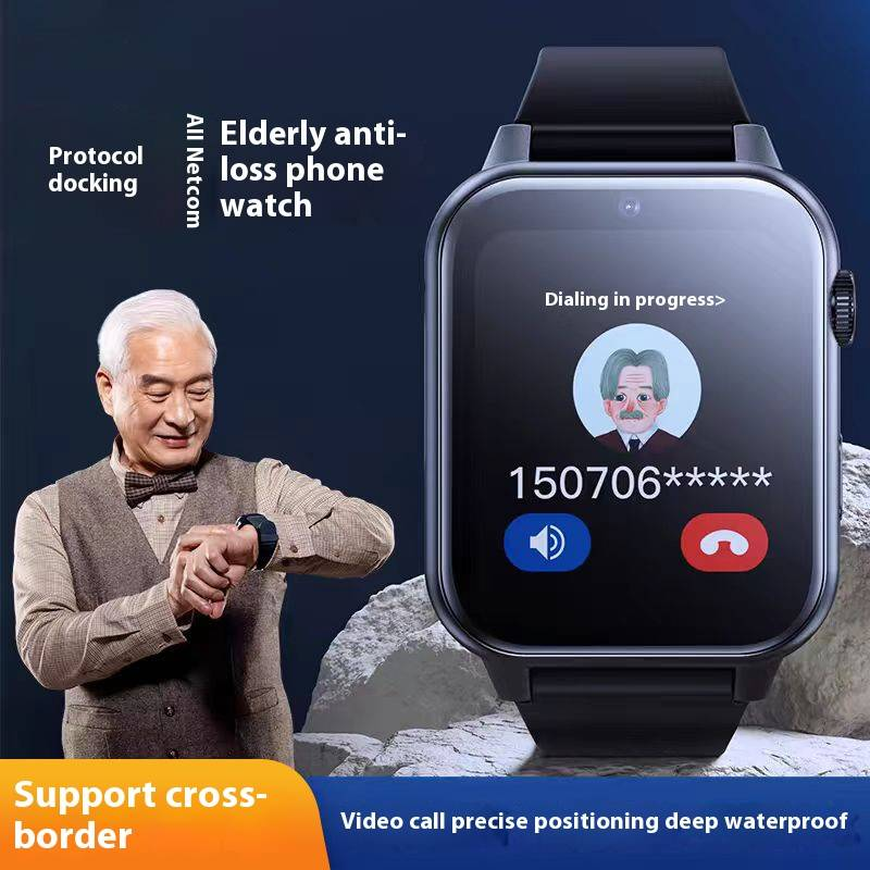 Universele smartwatch met simkaartsleuf, waterdicht, hartslag- en bloeddrukmeter, GPS-tracking en belfunctie voor kinderen en volwassenen_voghion.com