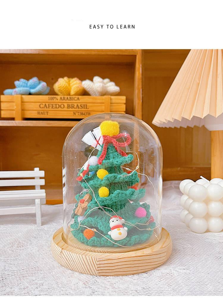 Petit sapin de Noël fait main, décorations lumineuses nordiques pour bureau, restaurant, centre commercial, mini sapin_voghion.com