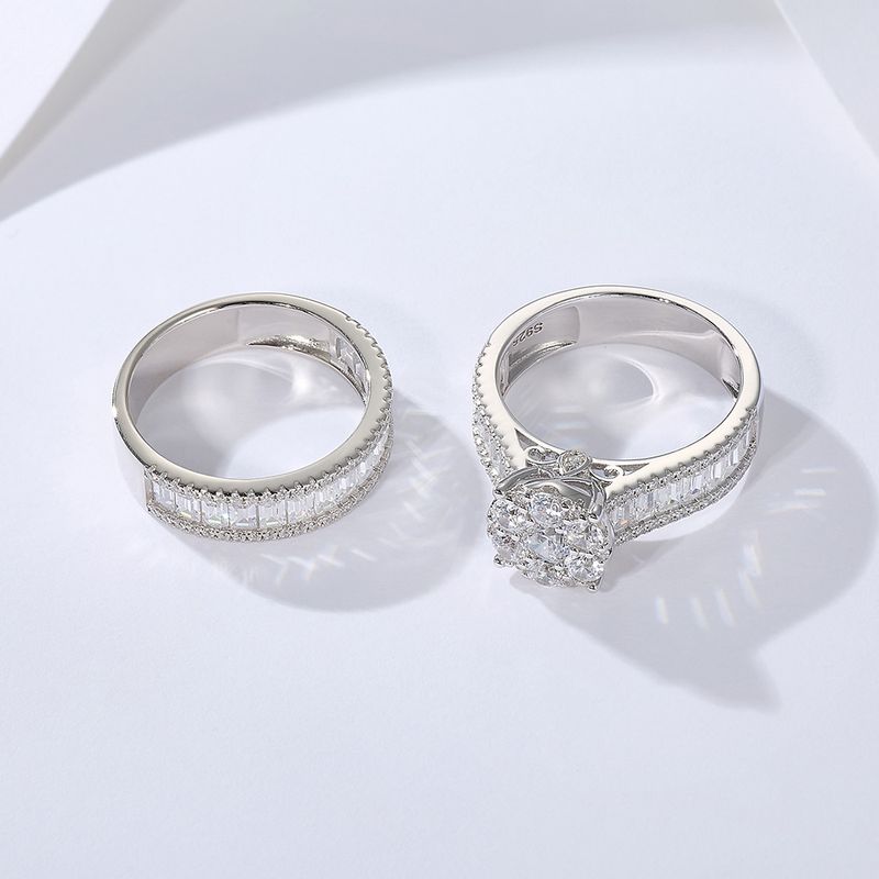 Anello da donna in argento sterling S925 con micro zirconi intarsiati, anello da sposa da donna_voghion.com
