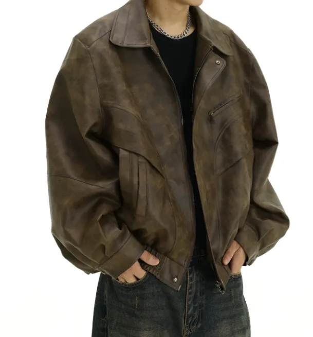 Giacca ampia con ricamo modello hip hop americano e uniforme da baseball unisex da uomo street Y2K casual joker punk rock_voghion.com