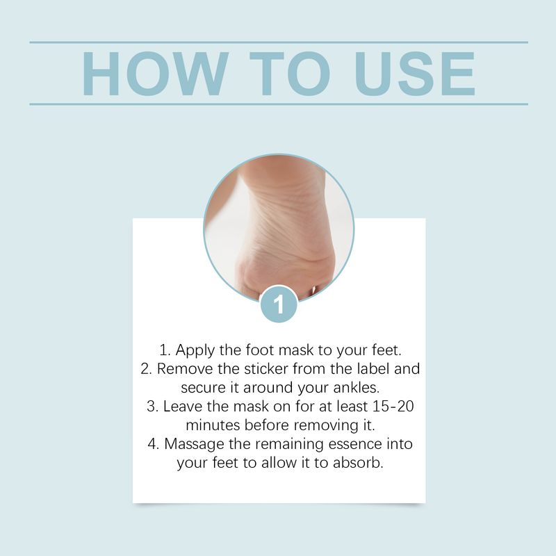 Maschera esfoliante idratante EELHOE, detergente delicato, cura della pianta del piede, migliora la pelle nutriente dei piedi_voghion.com