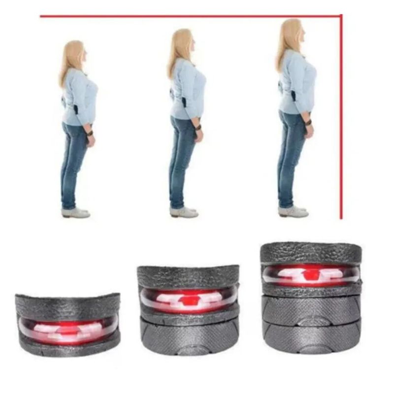 Podwyższenie wysokości dla mężczyzn i kobiet, buty podwyższające, unisex, trampki, wkładka podnosząca piętę, półwkładki 3-7,5 cm_voghion.com
