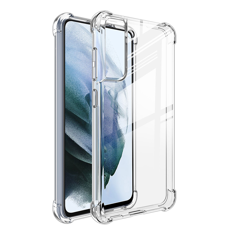 3D Airbag Stötsäkert silikonfodral för Samsung Galaxy S21 S20 Fe Ultra S10 S9 S8 Note 10 Plus Lite 20 9 8 Clear Soft Case_voghion.com