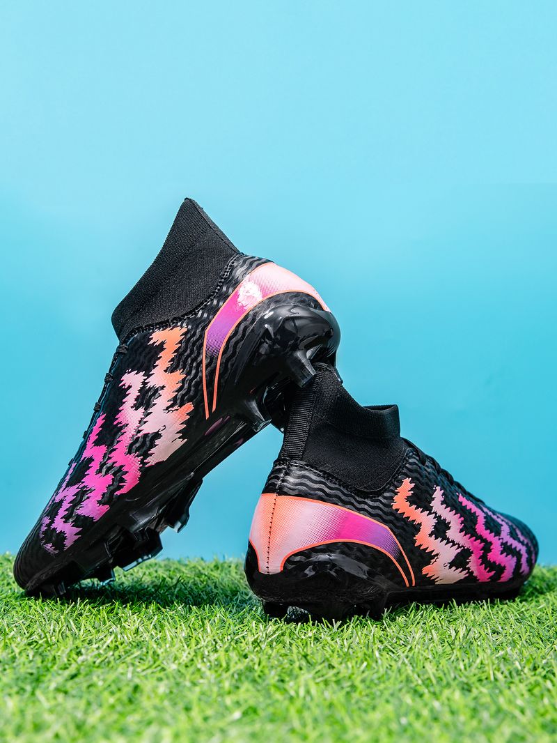 High-Quality New High-Top Long And Short Spike Adult Soccer Shoes Size 38-45_voghion.com