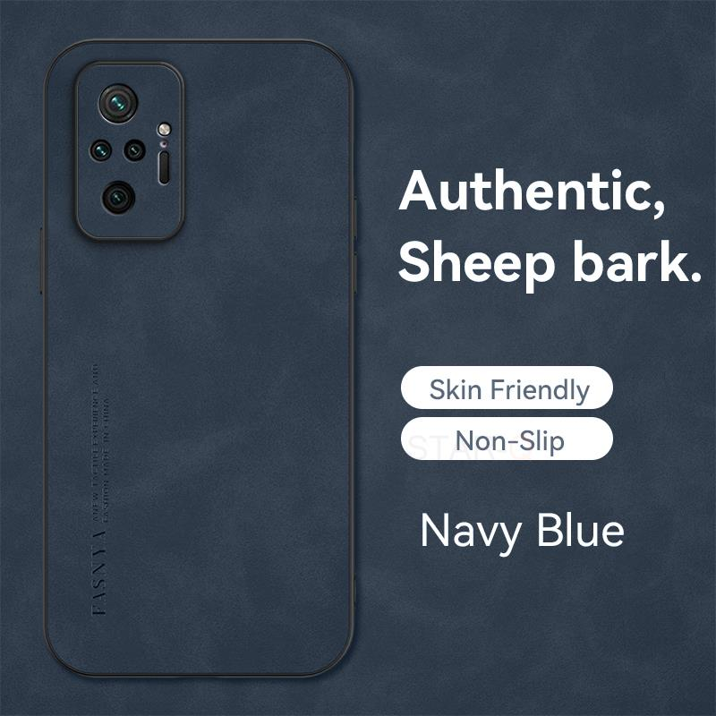Custodia in pelle di montone di lusso per Xiaomi Redmi Note 10 11 Pro Plus 5g 11pro 10pro 4g Men Business Back Cover Note10 Note11 S 5 G_voghion.com