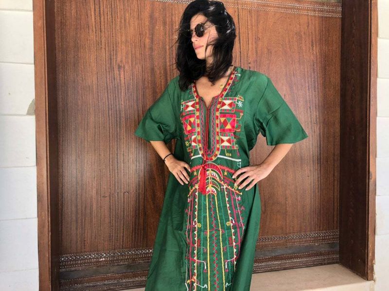 Damenbekleidung, Rayon, besticktes Strandkleid, langes Kleid, Boho-Chic, Sonnenschutz, Bademode, Überzug für Pool, Urlaub, Bikini (Marineblau)_voghion.com