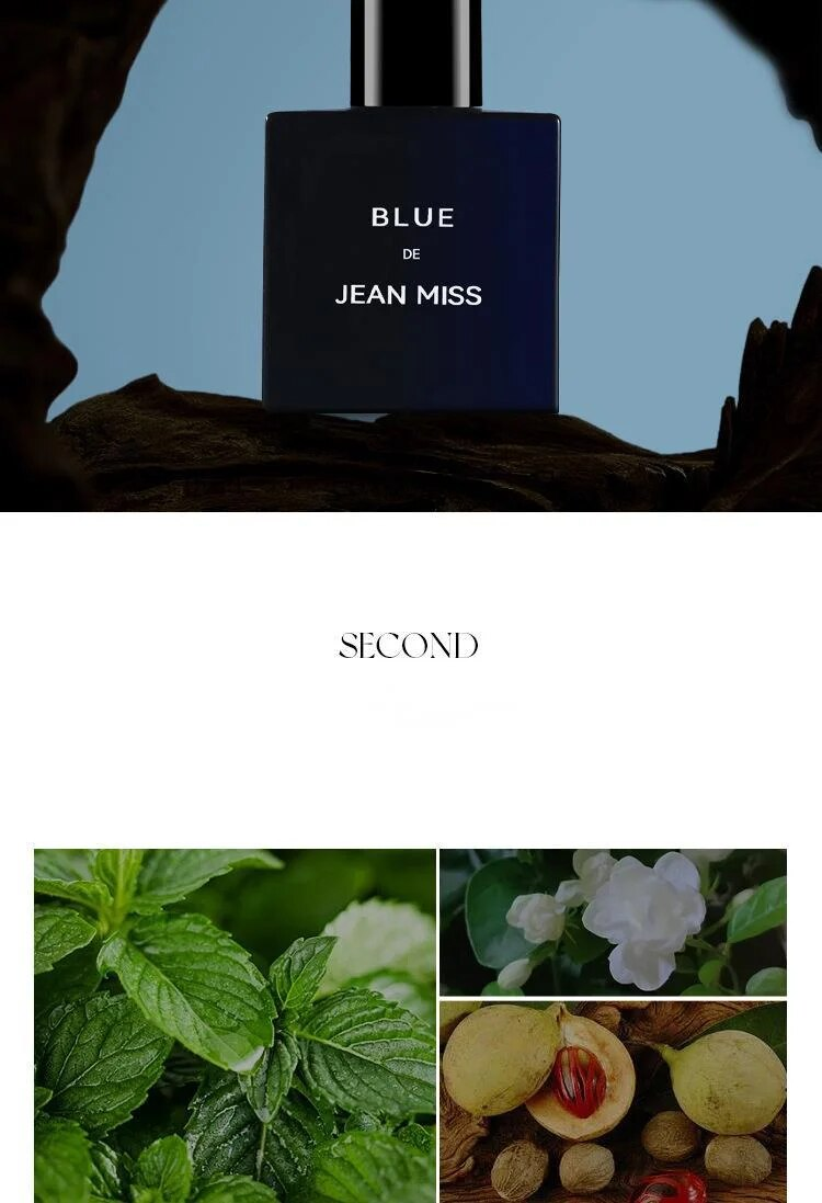 2024. gada jaunās smaržas JEAN MISS zils vīriešu smaržu komplekts trīs daļu komplekts izturīgs svaigs aromāts kungu Gulong smaržas_voghion.com