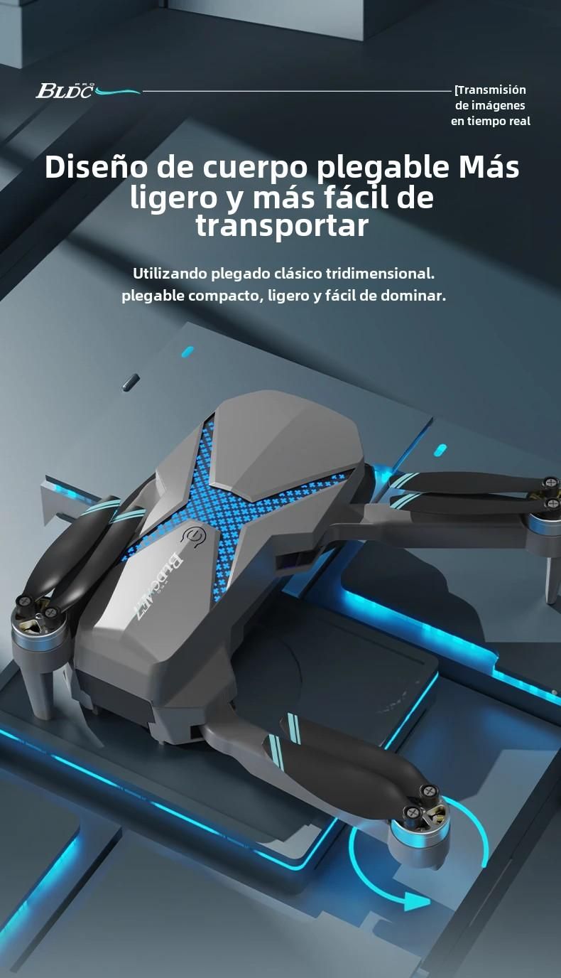 KBDFA AE7 Professional Drone Dual HD Camera Aerial Photography FPV Helicopter With Obstacle Avoidance Foldable RC_voghion.com