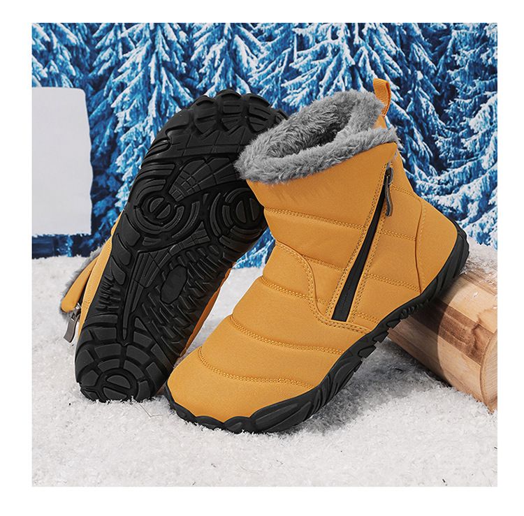 Stivali da neve per bambini con suola antiscivolo, scarpe invernali calde per ragazzi e ragazze, comode ed eleganti calzature per il freddo, antiscivolo, calde per esterni_voghion.com