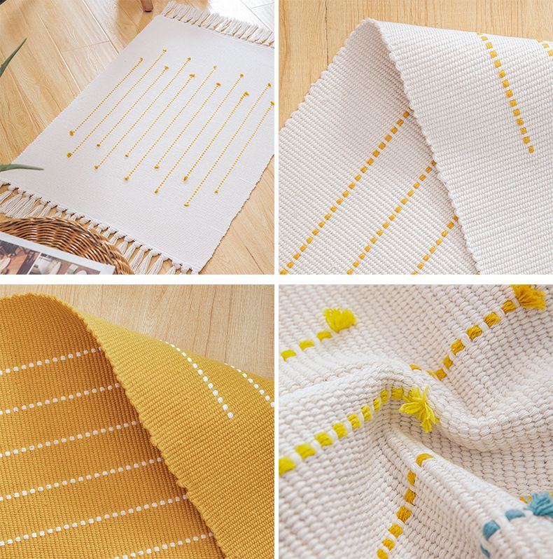 60x90 Floor Mat Door Mat Color Stripes Crescent Edge Cut Flower Bedroom Home All Match Style Home Shoe Mat_voghion.com