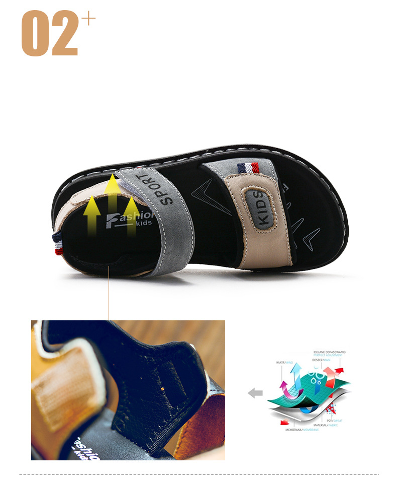 Mutter & Kinder Jungen Sandalen Sommer Klett Kinder Schuhe Mode lässig rindsleder jungen strand_voghion.com