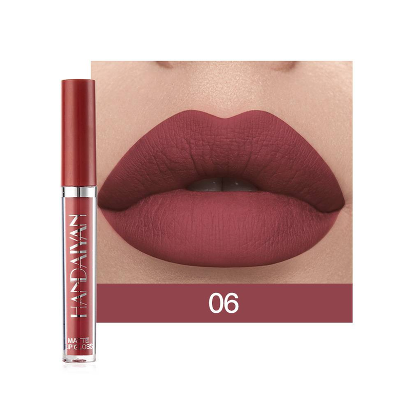 Matte lipstick waterproof non-stick cup 6 lip gloss gift box_voghion.com