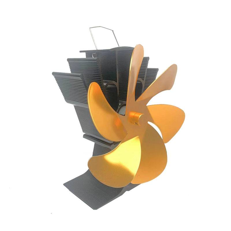 Eco-Friendly Heat-Powered Wood Stove Fan – Silent, Durable, Energy-Saving, No Electricity Needed for Maximum Heat Circulation_voghion.com