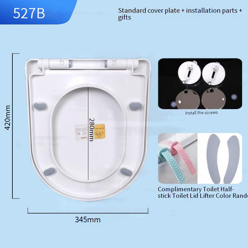 Sedili per WC da bagno a forma di V, rallentati, ispessiti, vecchio stile, universali_voghion.com