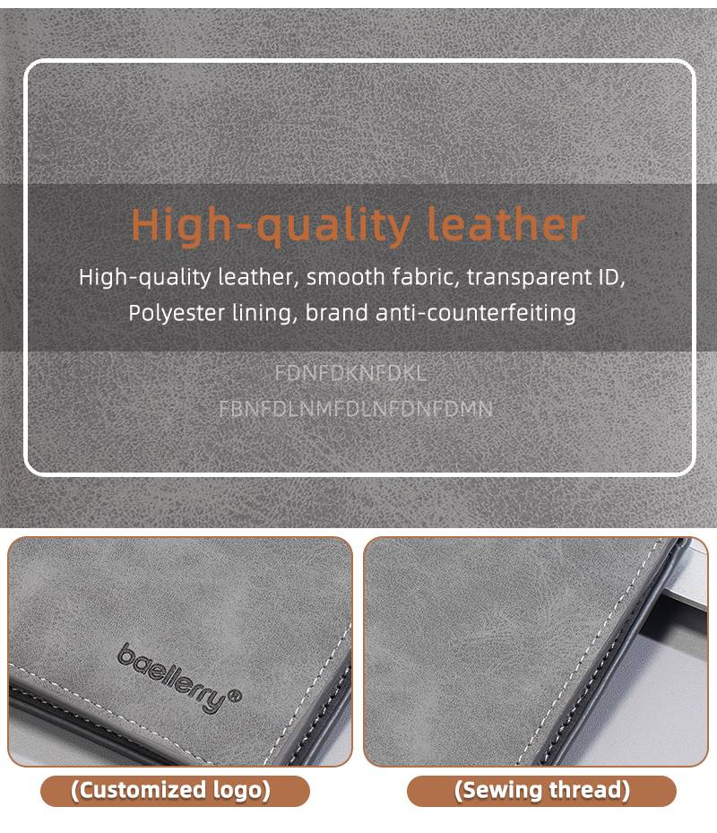 New Anti-magnetism Card Holder, Zero Wallet, Fashionable And Simple Imitation Leather Wallet - Casual Style, Fashionable Accessories_voghion.com