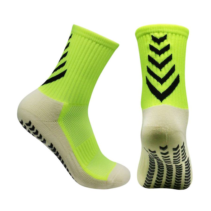 Men's Soccer Socks - Mid-Calf With Non-Slip Towel Sole & Glue Grip (Thick, Durable Training Socks, Breathable Cotton Blend)_voghion.com