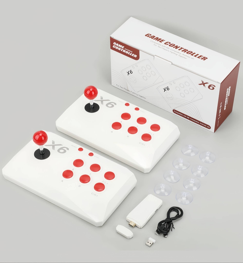 Wireless Arcade Game Console With Dual Player Support, 64GB Memory, HDMI Output, And Classic Emulator Compatibility_voghion.com