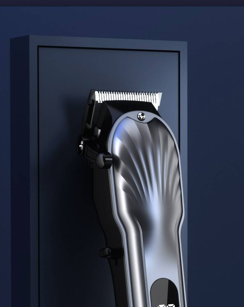 Professional Cordless Hair Clipper For Barbers - Rechargeable Hair Trimmer With Stainless Steel Blades, Adjustable Guide Combs, Quiet Motor_voghion.com