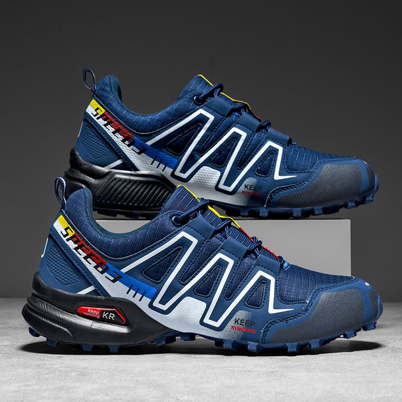 Men's Outdoor Trail Running Shoes, Solomon Hiking And Trekking Shoes, Breathable Mesh Plus-size Men's Shoes._voghion.com