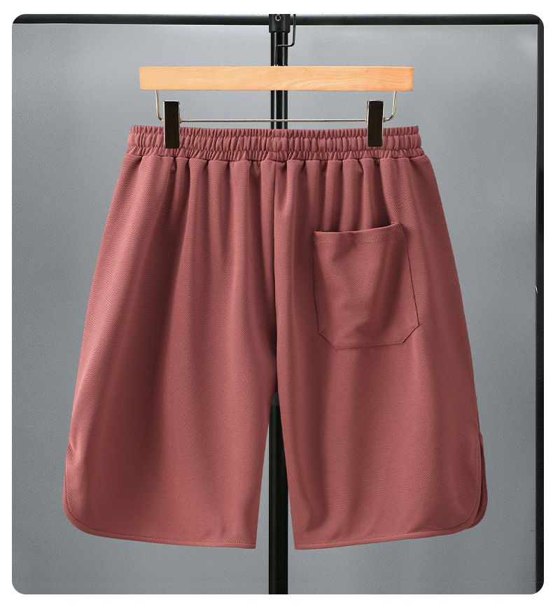 Herrkläder Plusstorlekar Lös smal bekväm version Kortärmad kostymshorts T-shirt_voghion.com