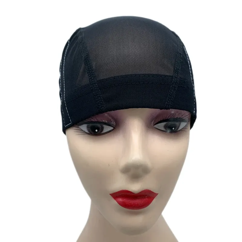 1 pz. Cappucci per parrucca in rete 5x5 Chiusura in pizzo Spandex Cupola Guida per realizzare parrucche_voghion.com