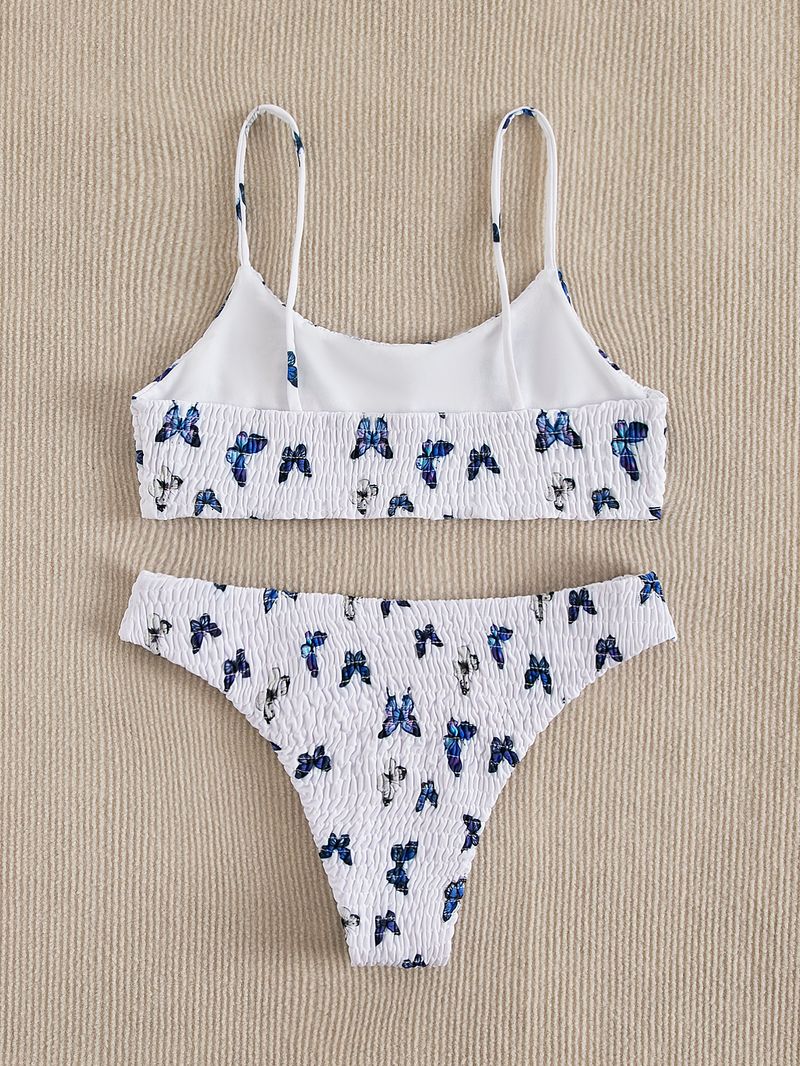 Costume da bagno caldo da donna, bikini sexy a triangolo plissettato _voghion.com