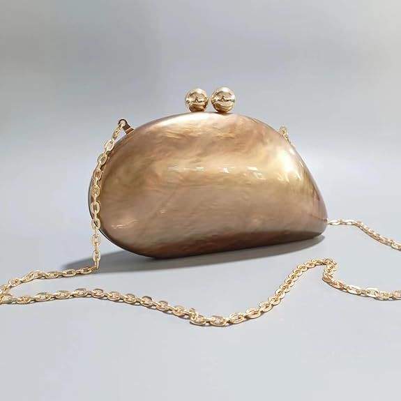 Borsa da sera da donna in acrilico nuova con tracolla inclinata e croce, pochette per banchetti nuziali_voghion.com