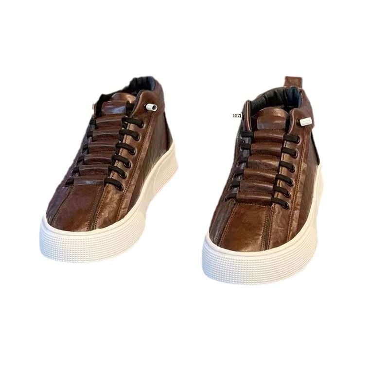 Neue Herbst-Winter-Lederobermaterial mit einem Fuß auf Herrenschuhen, modisch und vielseitig, hochwertige Isolierung_voghion.com