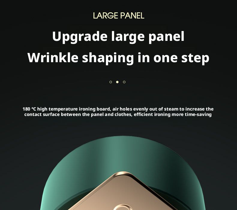 Handheld-Kleidungsdampfer, Faltenentferner, elektrisch, beliebtes Modell, tragbar, klein, drehbar, faltbar, digitales Display_voghion.com