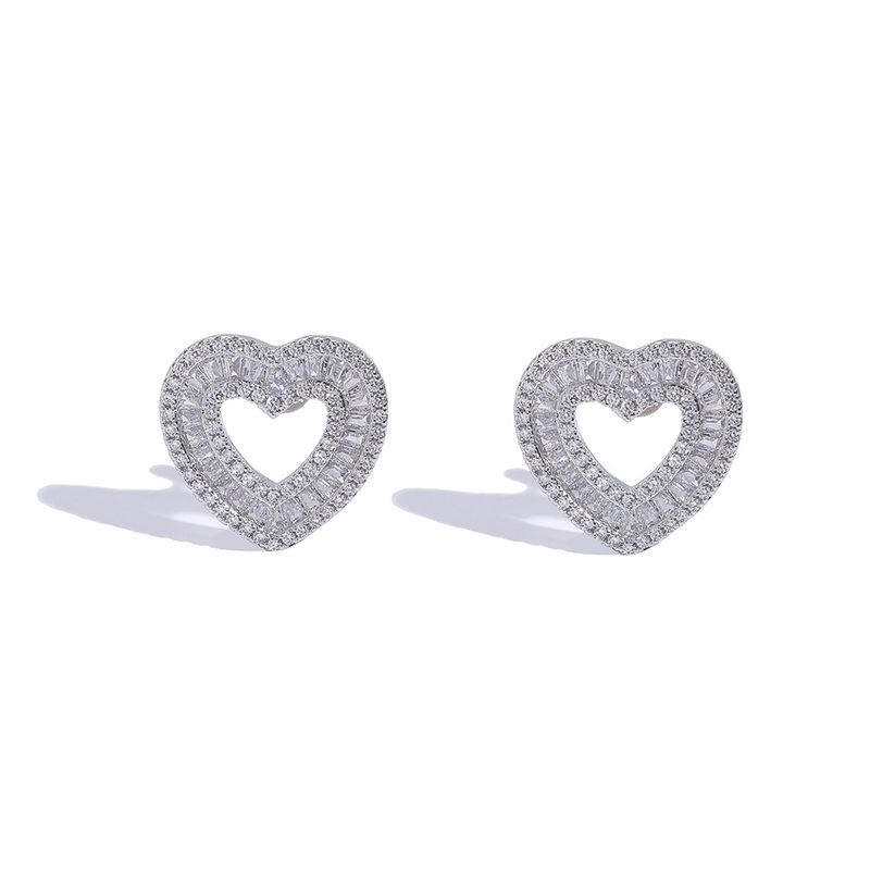Orecchini a forma di cuore con zirconi, orecchini hip hop da donna, orecchini di alta qualità_voghion.com