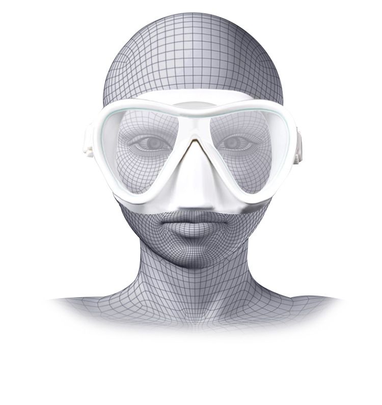 Freie Ausstattung mit Masken und Schwimmzubehör 2023 Taucherbrille Silikondose_voghion.com