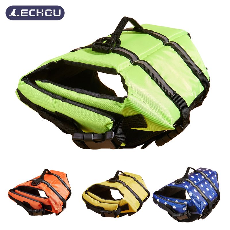 Dogs, Reflective With Improved Buoyancy, Adjustable Handle, For Puppies, Summer Swimming Life Jacket By PawParty Store_voghion.com