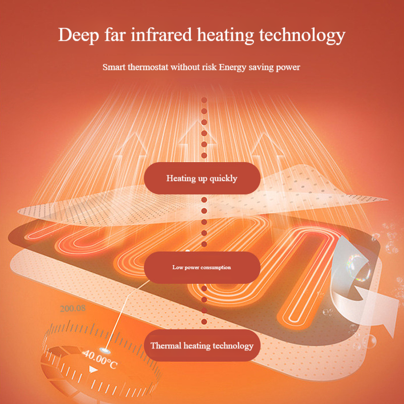 Winter smart charging heating scarf men and women USB plus electric heating warm neck cover outdoor cycling cold proof neck cover_voghion.com