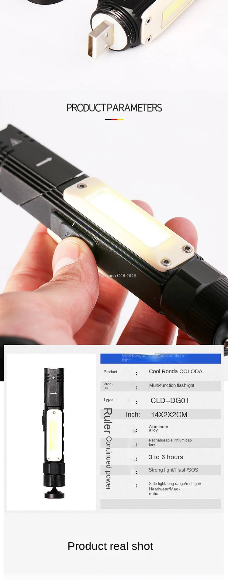 Torcia multifunzionale Coloda CLD-DG01_voghion.com