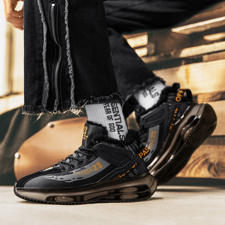 Herren Freizeitschuhe Bergsteigen Outdoor Bequeme Laufschuhe Drehknopf Tägliches Gehen Leichte Atmungsaktive Wanderurlaubssportschuhe_voghion.com