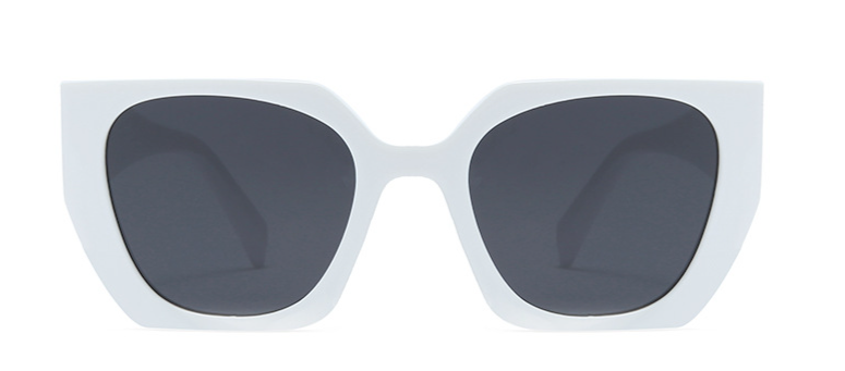 Blue Plus Sunscreen Sunglasses Trendy Personality Full Frame Square Frame Sunscreen Ins Style PC Sunglasses_voghion.com