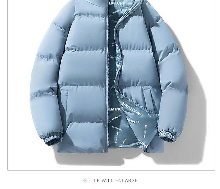 Reversible Double-Sided Cotton Coat - Unisex Oversized Print Jacket, Winter Warm & Stylish (M-4XL, 3 Colors)_voghion.com