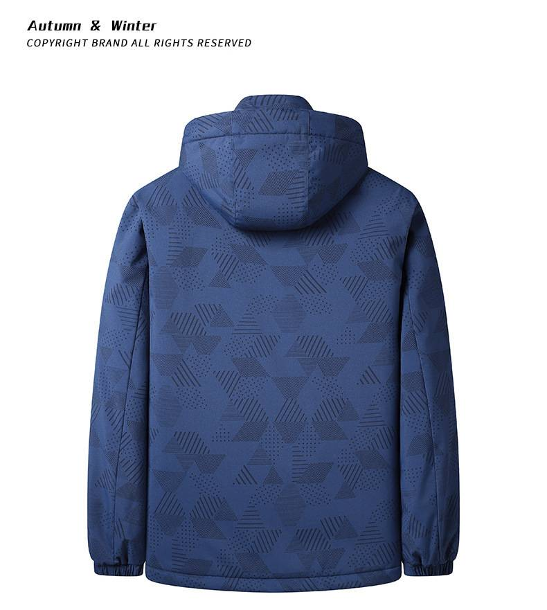 Wanderbekleidung Herbst und Winter: Wattierte Baumwolljacken, dicker Samt, Outdoor-Samt, wind- und wasserdichte Bergsteigerbekleidung_voghion.com