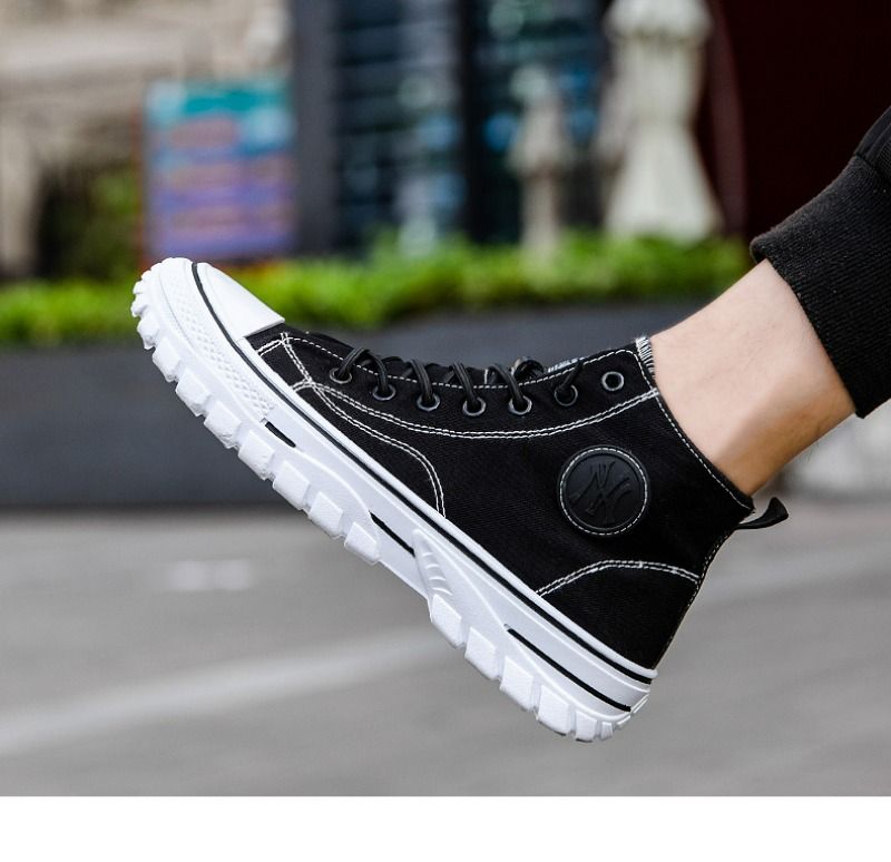 Männer Leinwand 2024 Neue Turnschuhe fr Männer Casual Atmungsaktive Platfrm Shes Männlich Hohe Tp Fashin Espadrilles Tenis_voghion.com