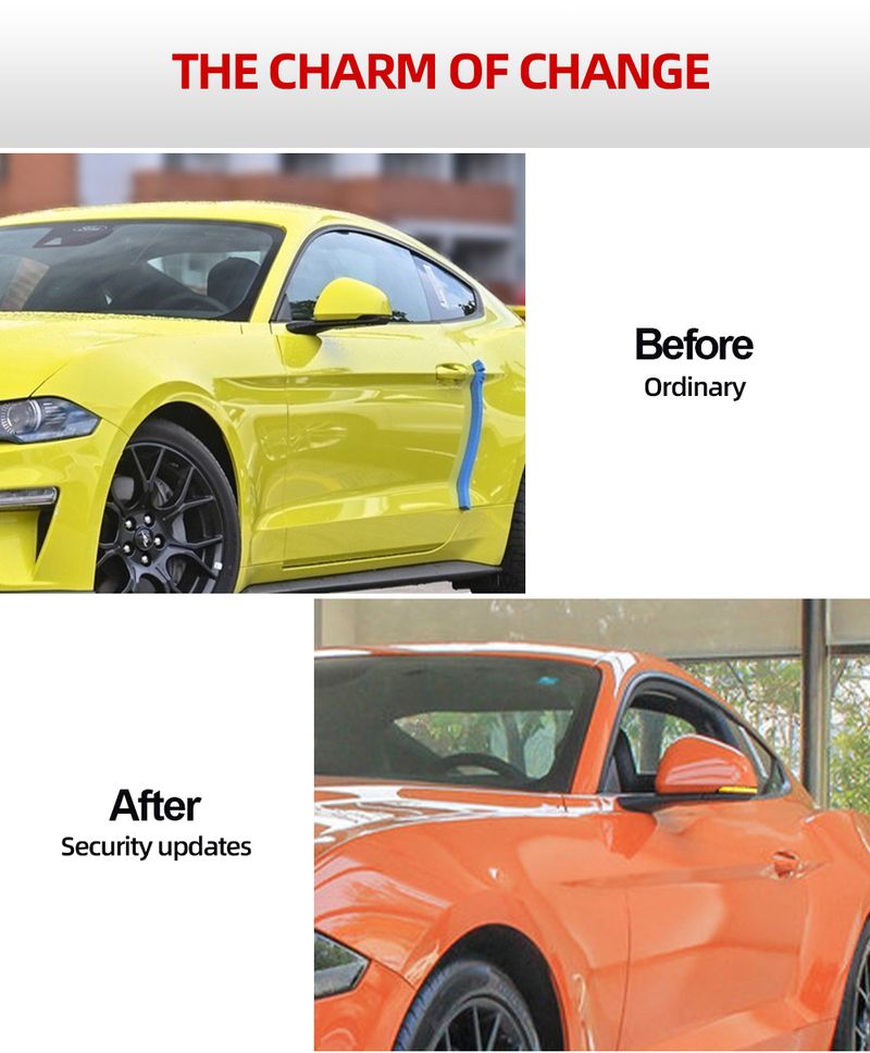 Dynamic Turn Signal Blinker Side Mirror Indicator Light For Ford Mustang S550 2015 2016 2017 2018 2019 2020 2021_voghion.com