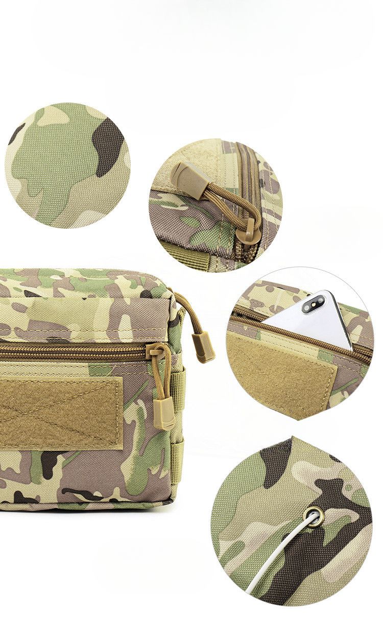 Outdoor Sports Multi-Functional Tactical Waist EDC Duty Belt-Worn Miscellaneous Storae Companion Backpack Attachment_voghion.com