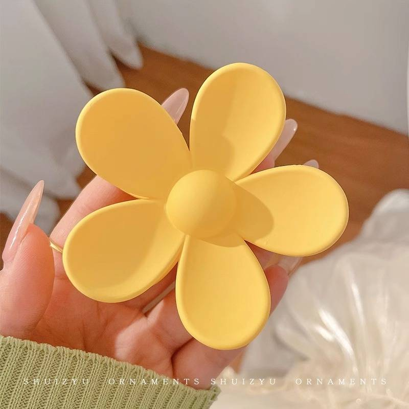 Agrafe de păr mari cu gheare de flori pentru femei, cleme de păr cu gheare, fete, agrafe mate, accesorii de păr dulci, agrafe_voghion.com