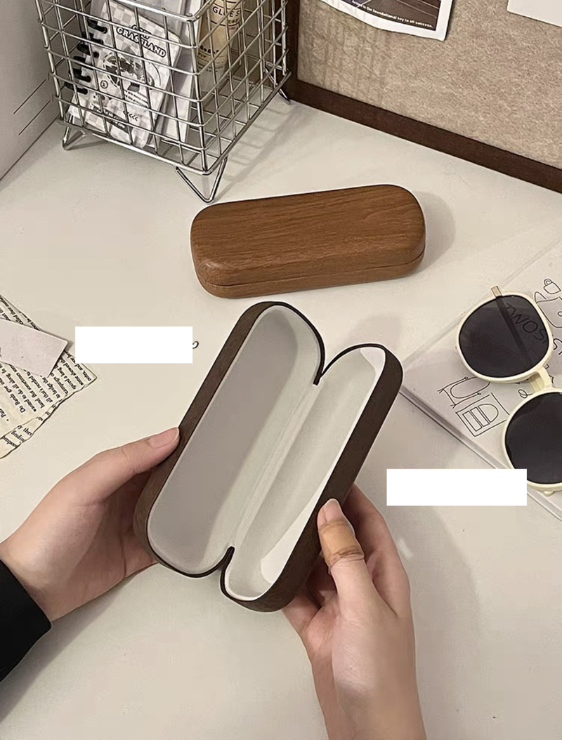 Custodia per occhiali da sole unisex vintage portatile di alta qualità, custodia antivento per occhiali_voghion.com