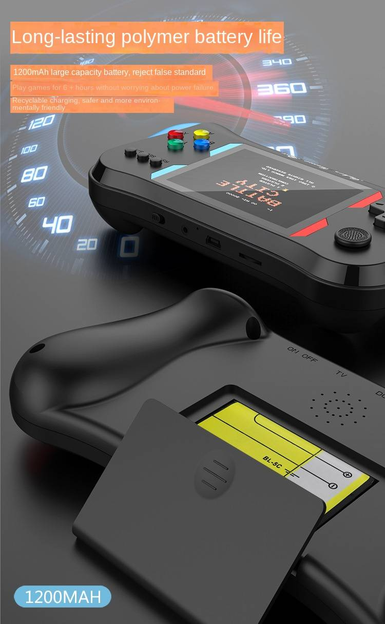 Nuova console di gioco SUP portatile 500 in uno retrò nostalgico classico portatile mini per bambini doppi_voghion.com