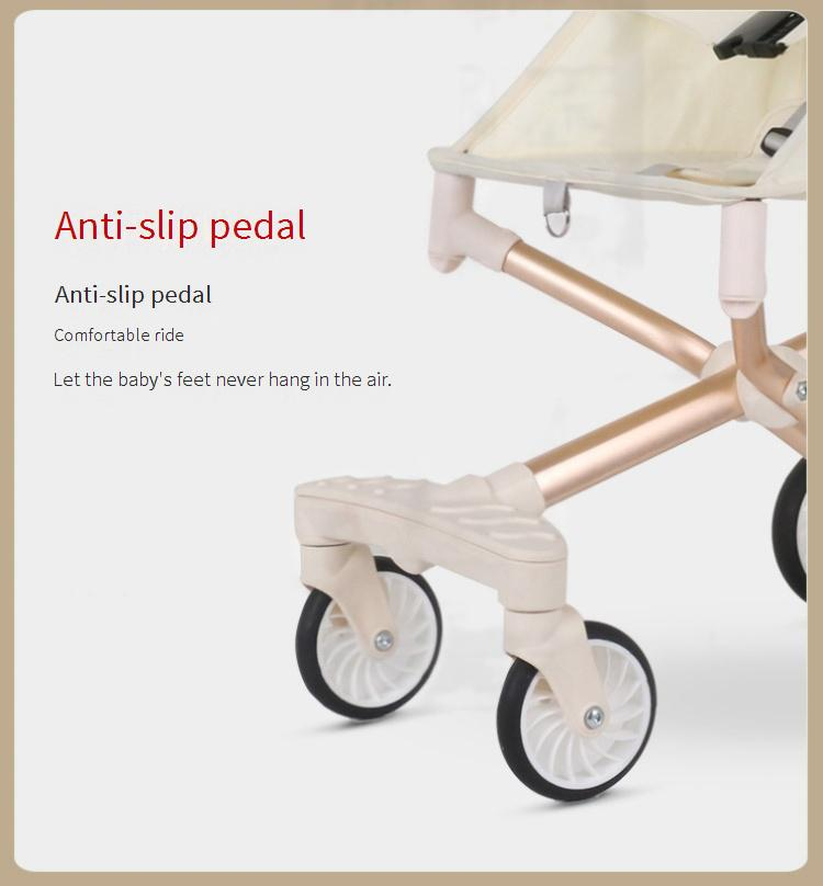 Cochecito de bebé plegable ligero para madres e hijos, para recién nacidos, de aleación de aluminio, de gran tamaño y con bolsillo._voghion.com
