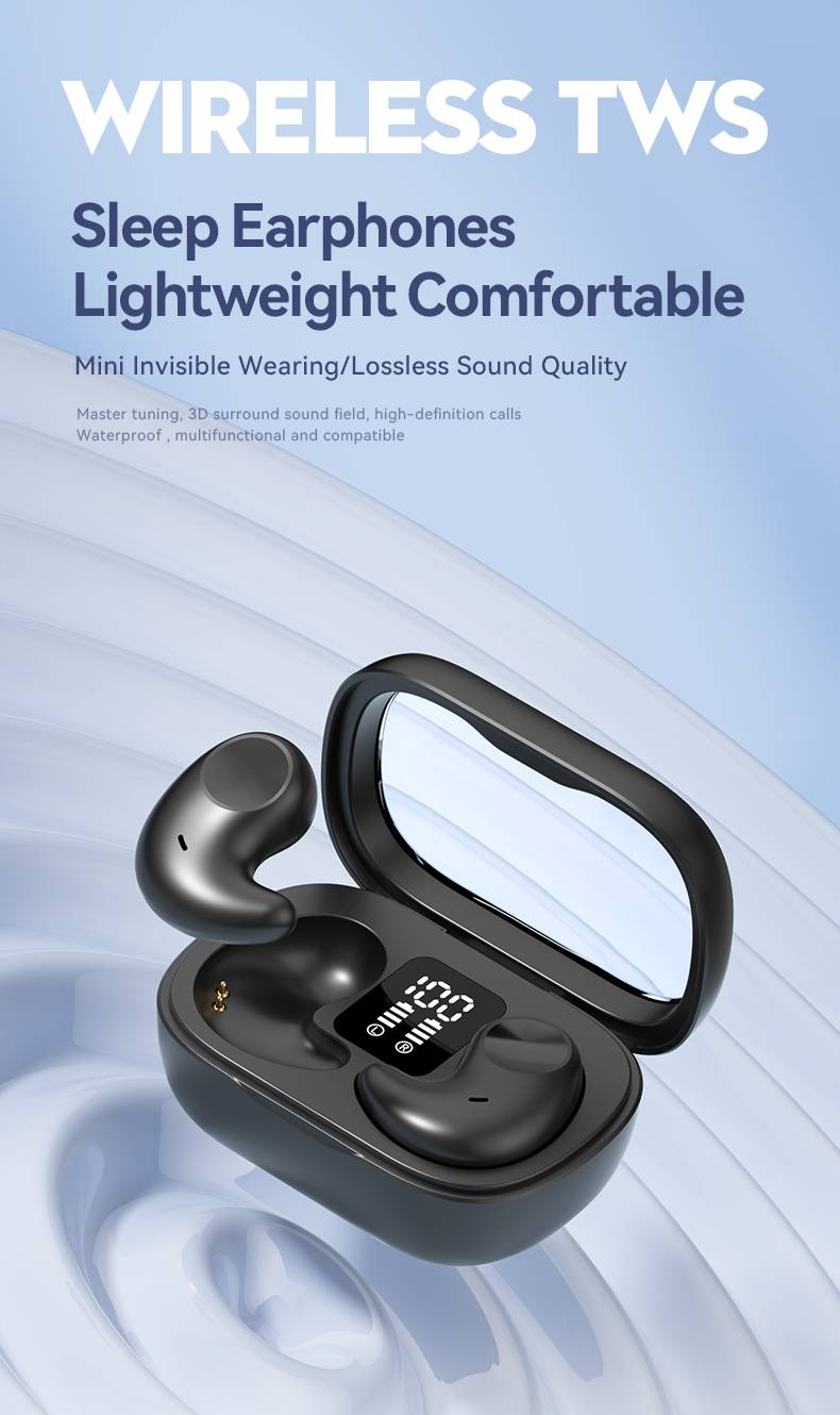 Wireless TWS Earbuds M51 - Sleep Earphones With 6 Hours Playtime, HD Display, Clear Calls, And Dual Ear Sync_voghion.com