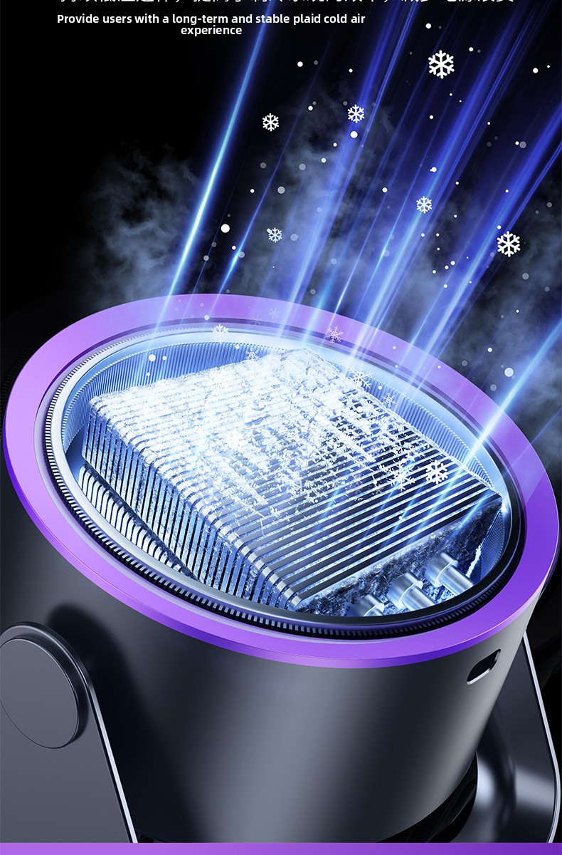 Ventilateur de bureau, chargement USB, affichage numérique, silencieux, pour bureau, dortoir, vent fort, petit format_voghion.com