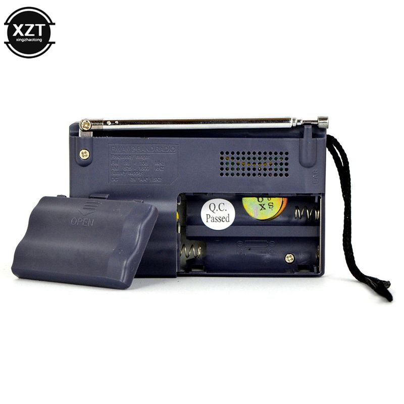 New Portable AM/FM Mini Handheld Dual Band Music Player Speaker With Telescopic Antenna Outdoor Radio Stereo BC-R21_voghion.com